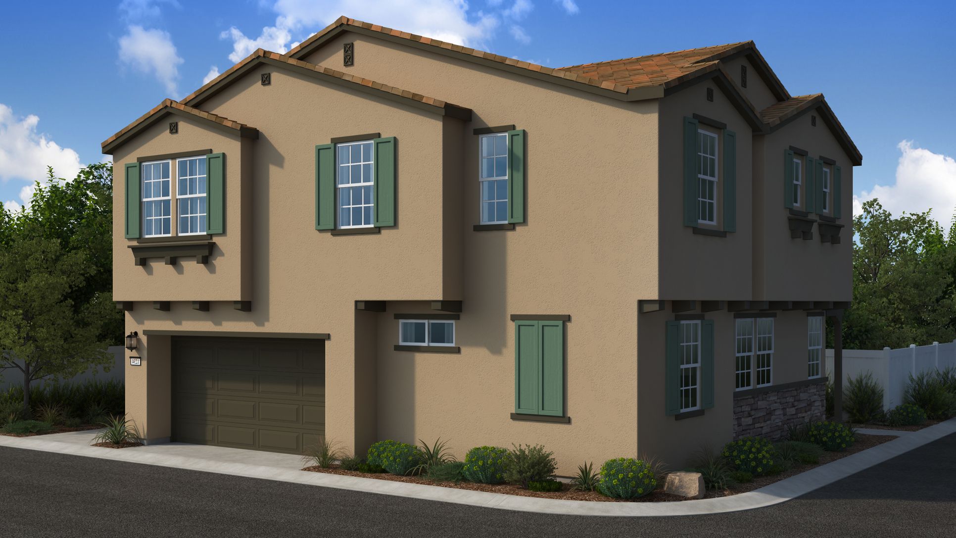 Elevation B - Tuscan