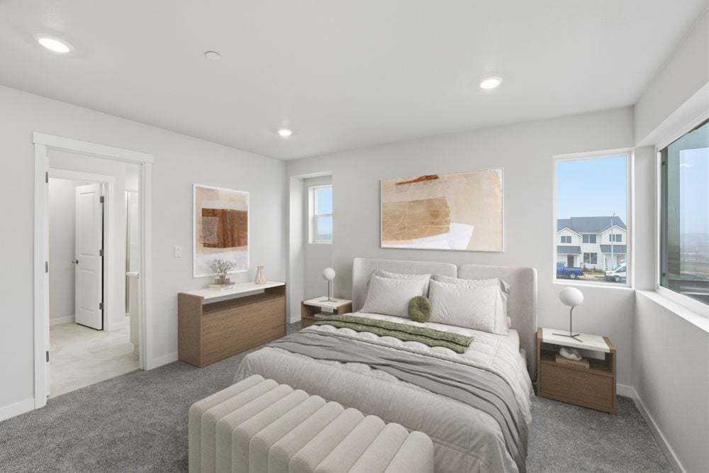 Piper Ridge Townhomes Poppy Primary Bedroom