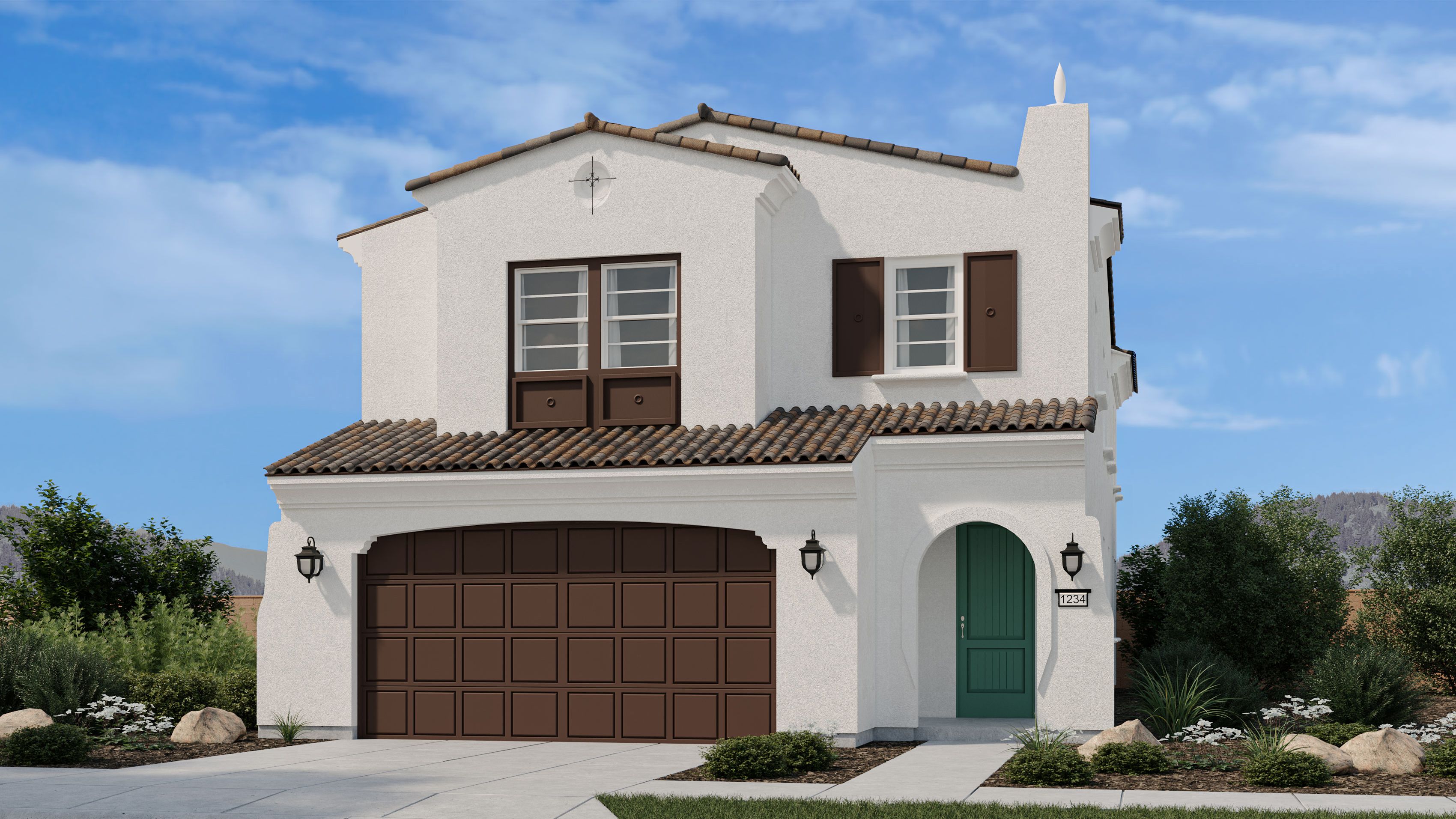 Elevation B - Santa Barbara