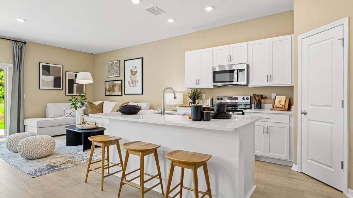 The Towns at Tiburon - Marigold Model-16 kitchen and living