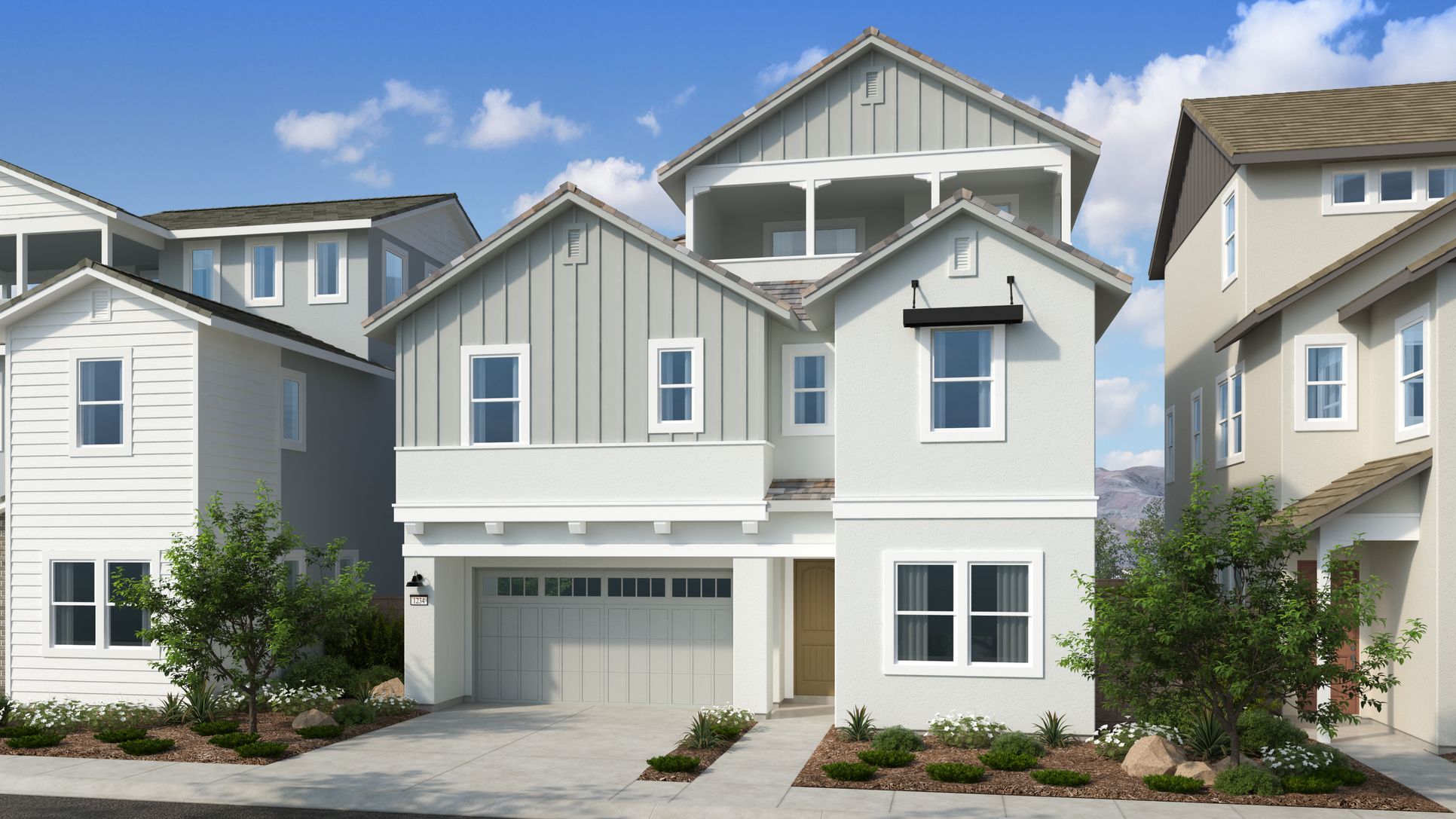Elevation C -  Modern Farmhouse:Elevation C -  Modern Farmhouse