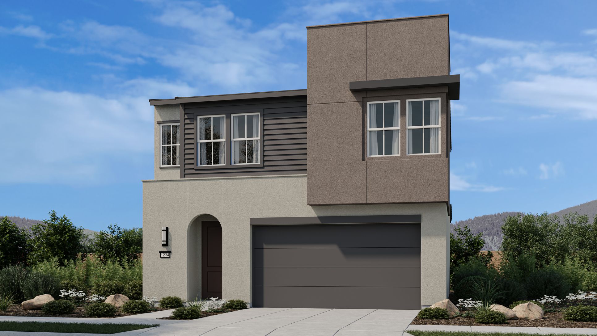 Elevation A - Contemporary