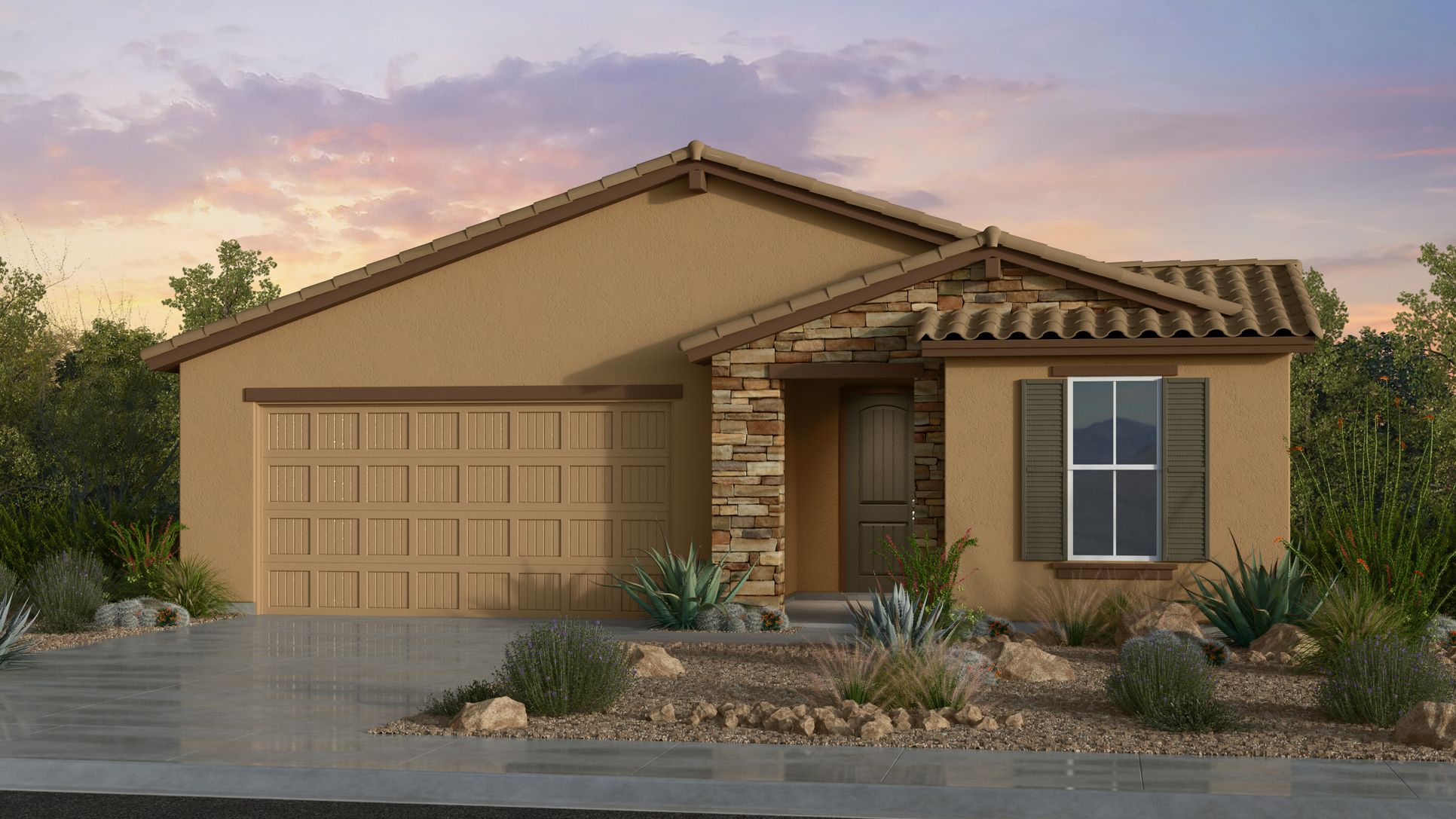 Elevation D Territorial Ranch