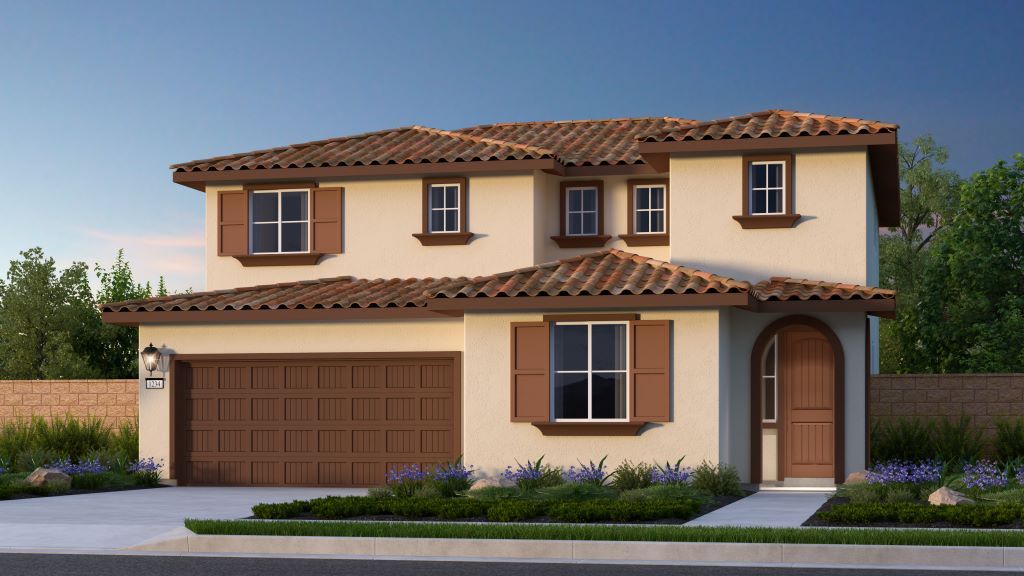 Elevation A: Spanish Colonial Color Scheme 1