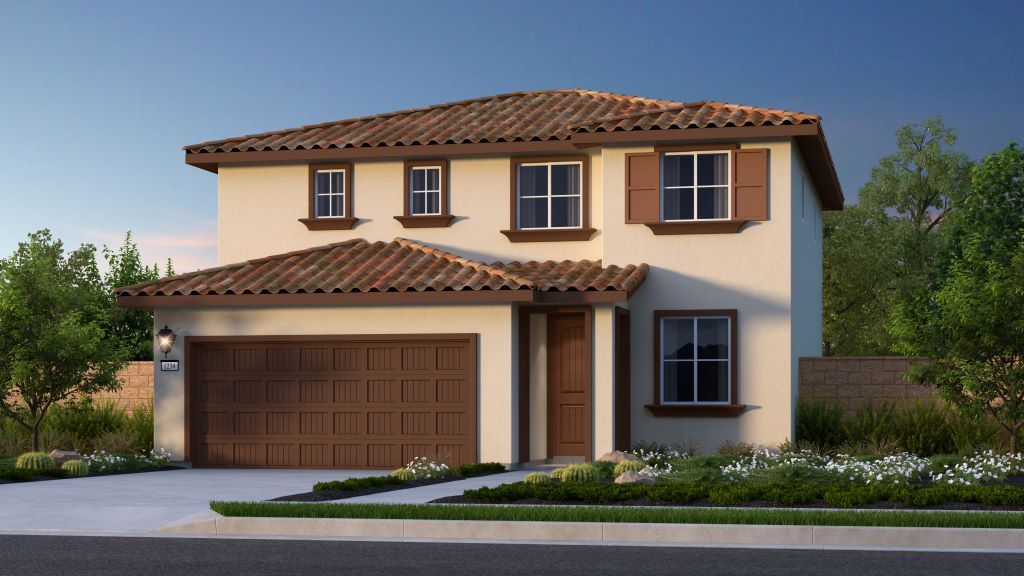 Elevation A: Spanish Colonial Color Scheme 1