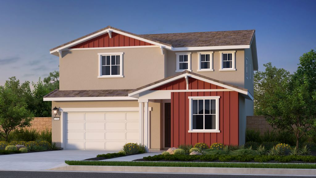 Elevation B: California Craftsman Color Scheme 7