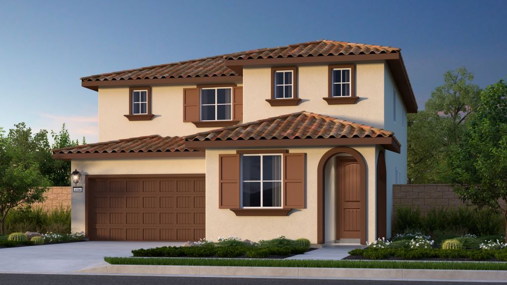 Elevation A: Spanish Colonial Color Scheme 1