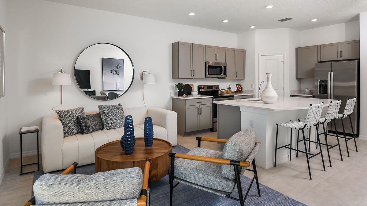 Jasmine Model - Great Room and Kitchen