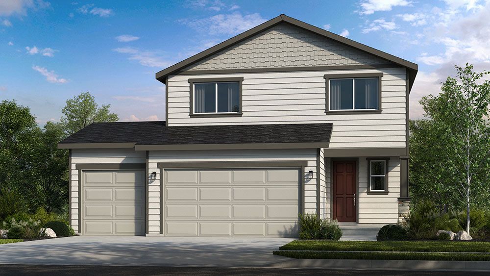 Riverbend 3-Car - Craftsman B