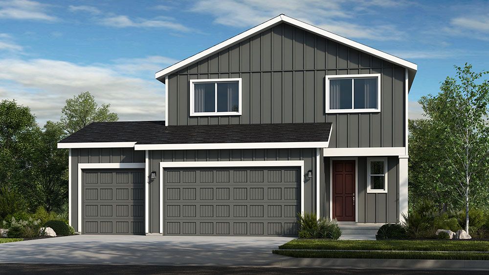 Riverbend 3-Car - Farmhouse C