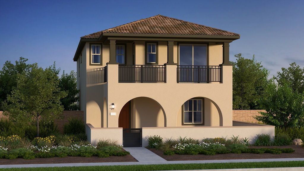 Plan 2- Elevation Contemporary Spanish- Color Scheme 4