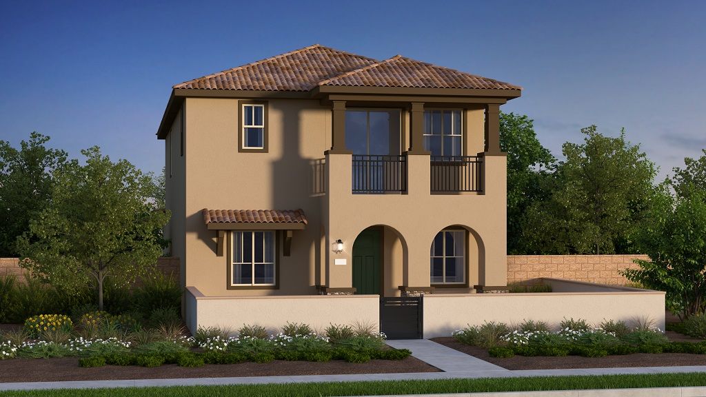Plan 3- Elevation Contemporary Spanish- Color Scheme 6