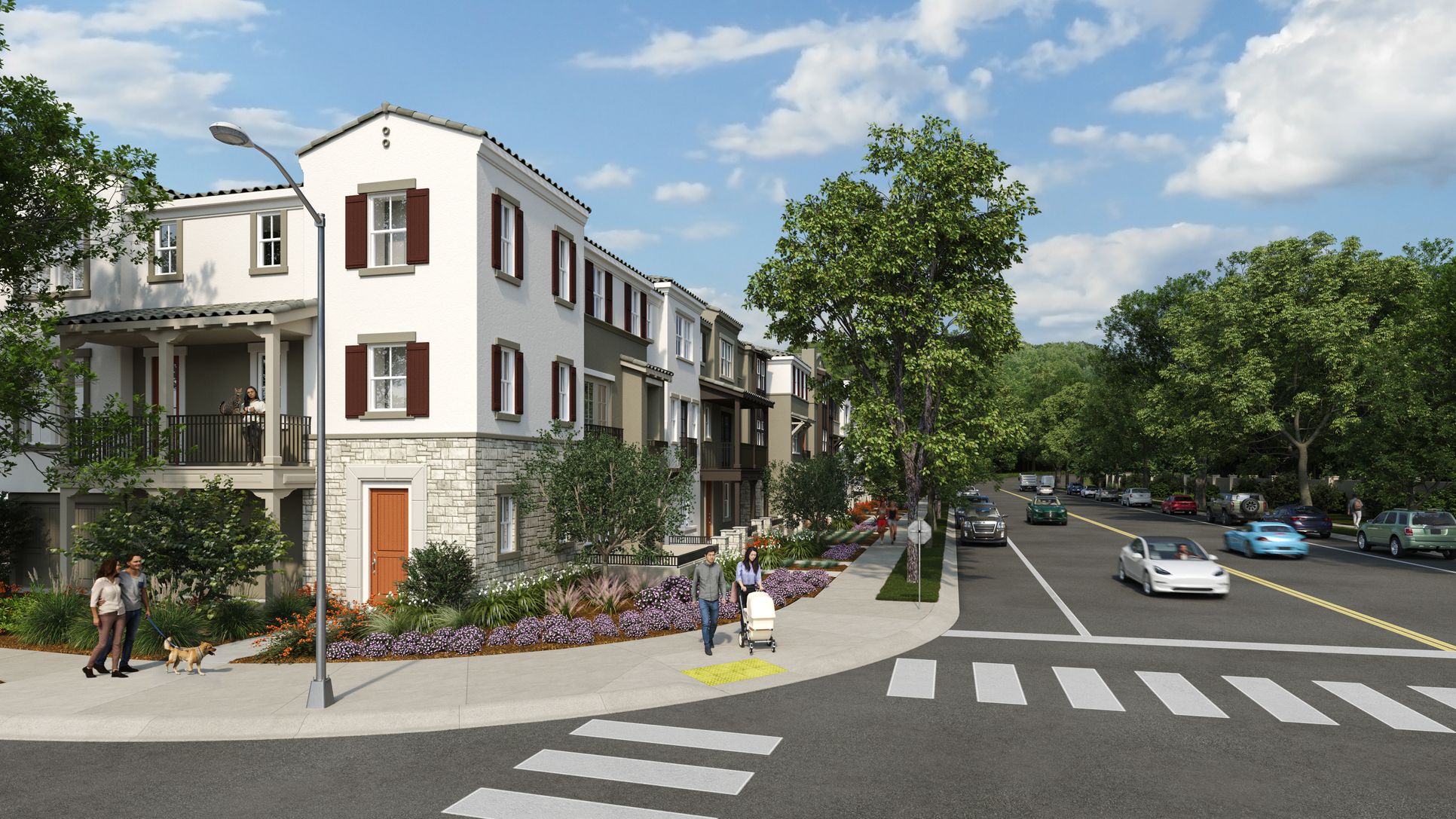Amelia streetscape:Amelia streetscape