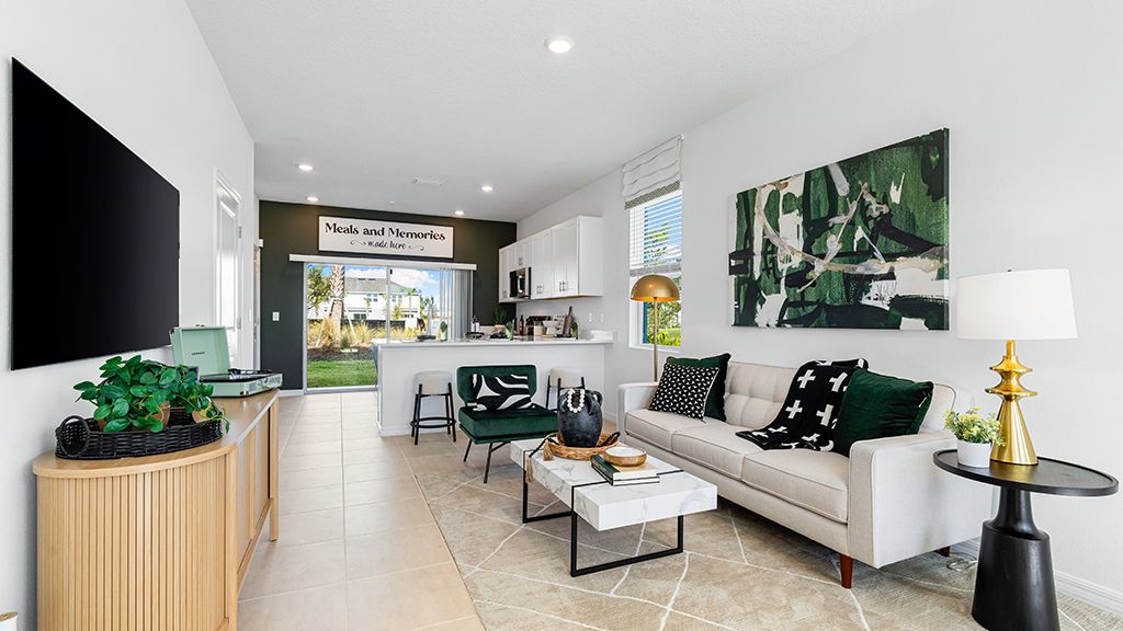 Hazel Model - The Townhomes At Azario Lakewood Ranch-16-5 living and kitche