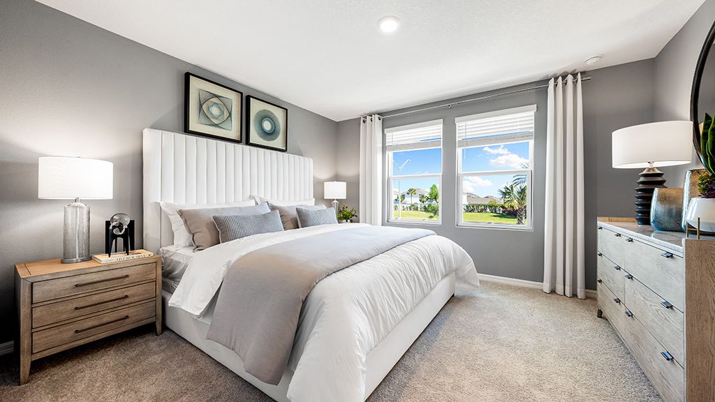 Jasmine Model - The Townhomes At Azario Lakewood Ranch-16-21 primary bed