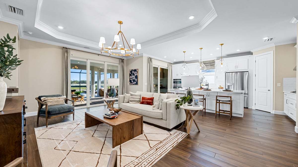 Taylor Morrison Starling - Lazio Model-12-living and kitchen