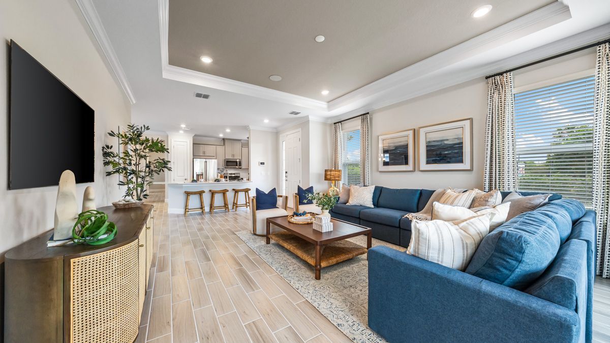 Esplanade at Wiregrass Ranch - Arezzo Model-14-living and kitchen