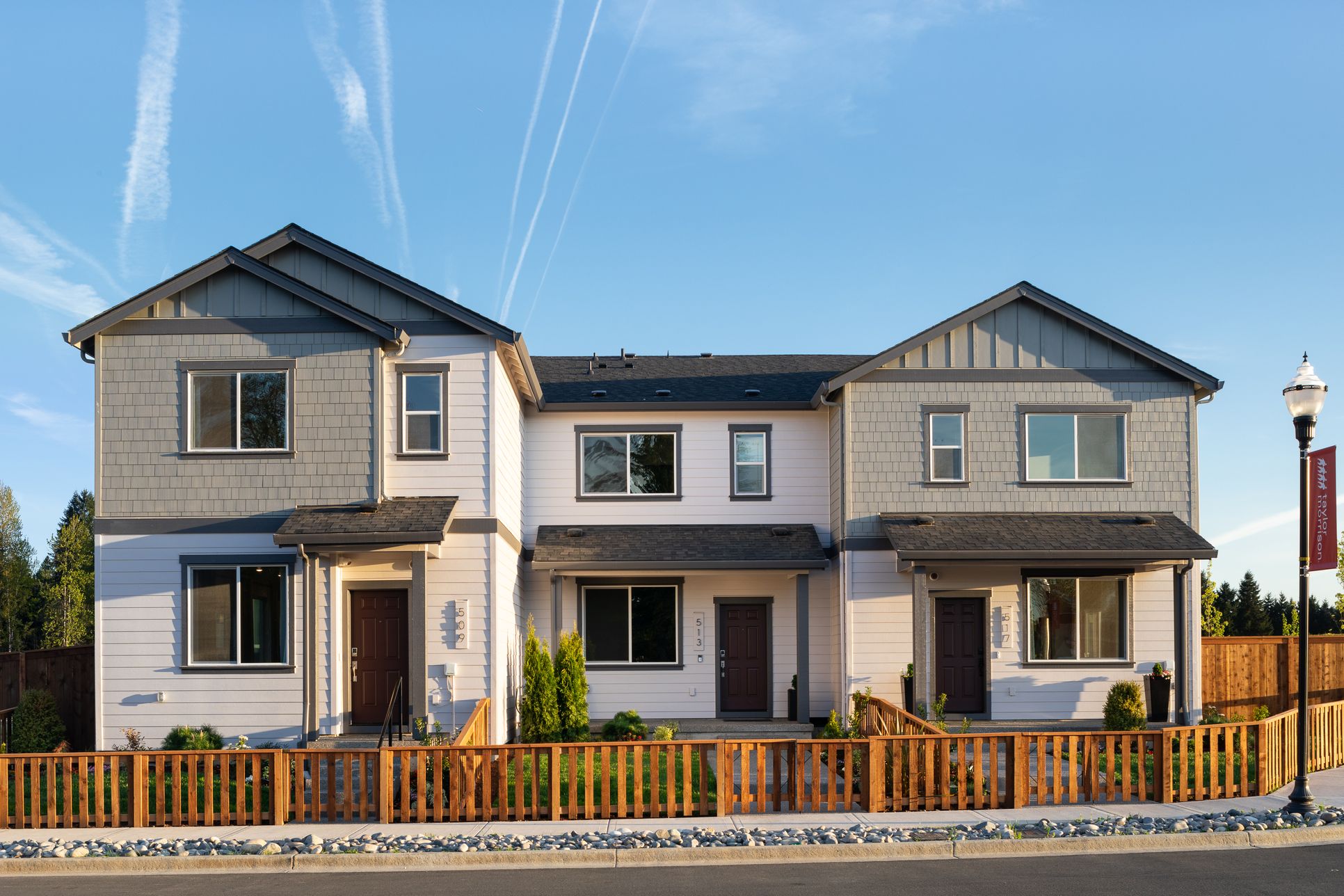 Woodin Creek Station Townhome Exterior:Woodin Creek Station Townhome Exterior