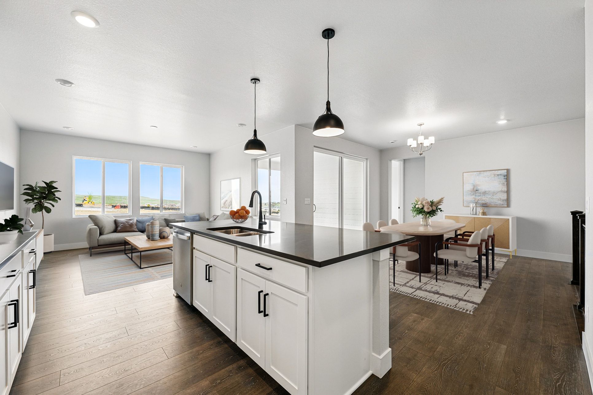 Dining Kitchen Great Rm 17125 W 92nd Loop