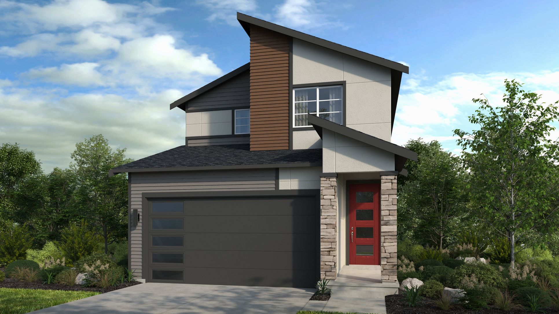 Piper Ridge Flint Exterior Elevation B