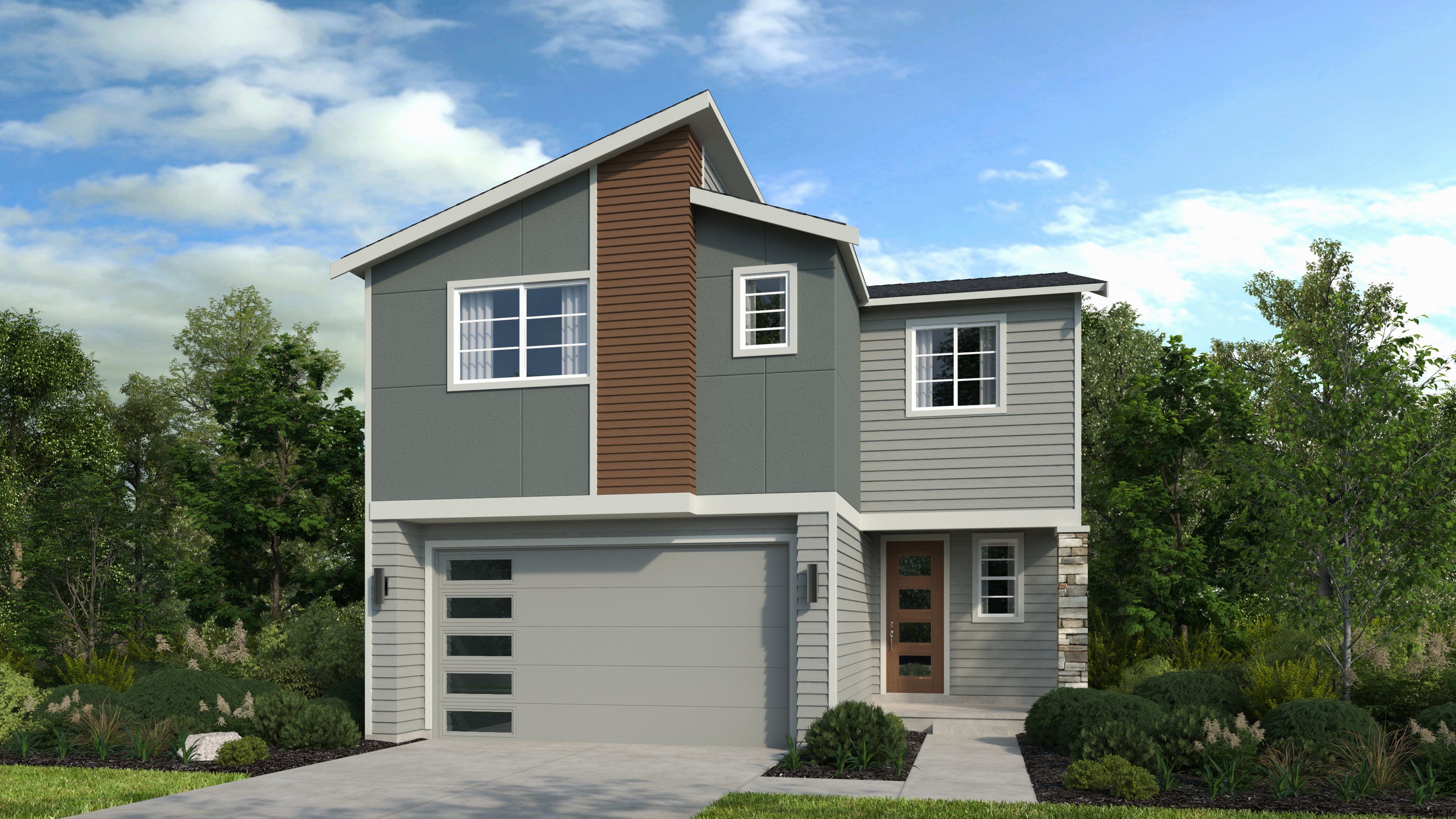 Piper Ridge Oakridge Exterior Elevation B