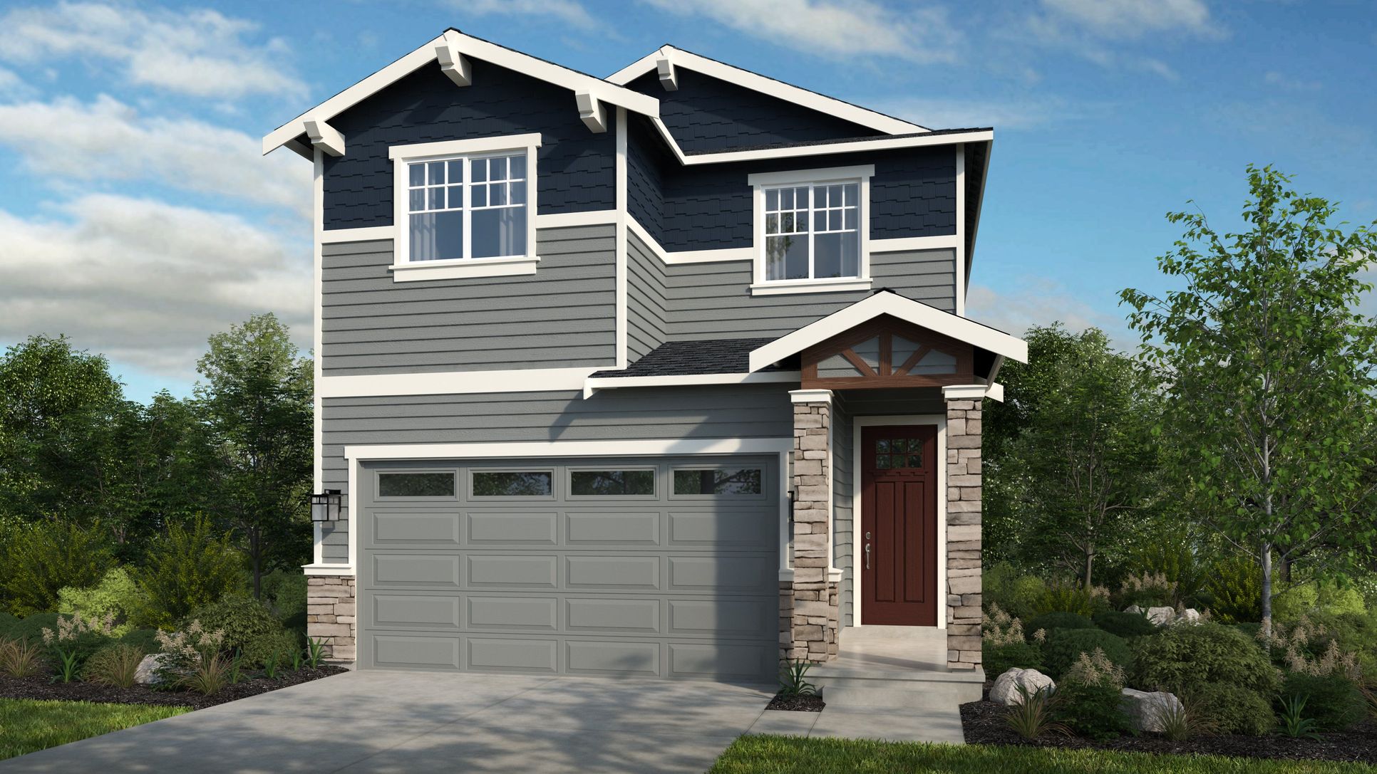 Piper Ridge Onyx Exterior Elevation A