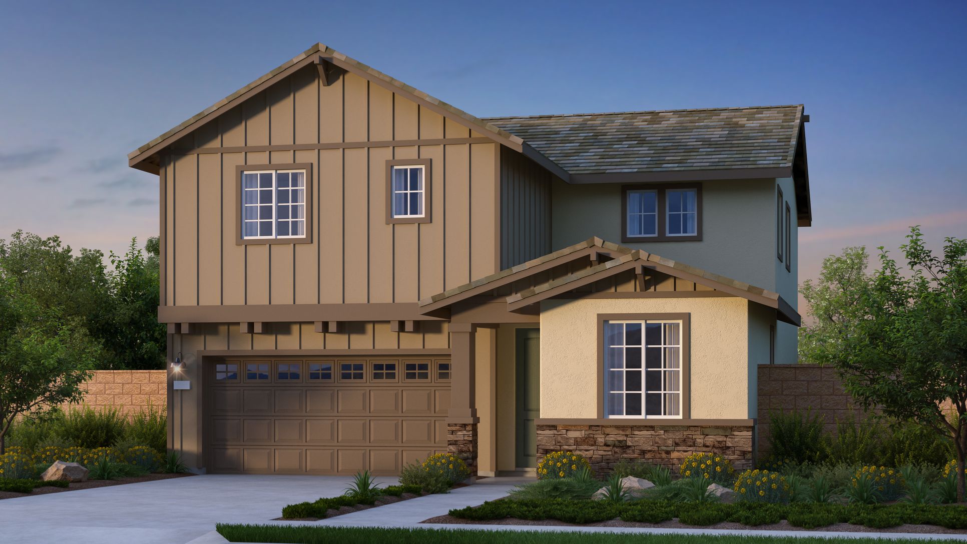 Elevation B - Modern Agrarian