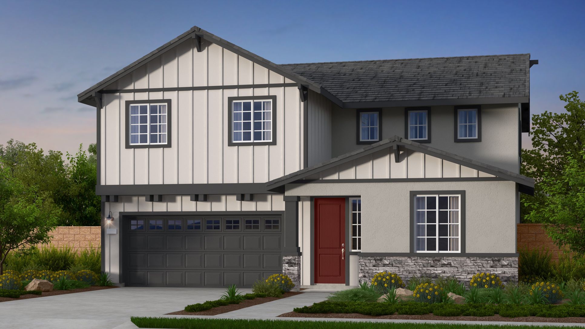 Elevation B - Modern Agrarian