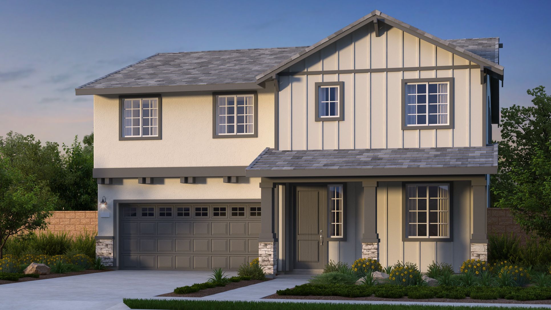 Elevation B - Modern Agrarian