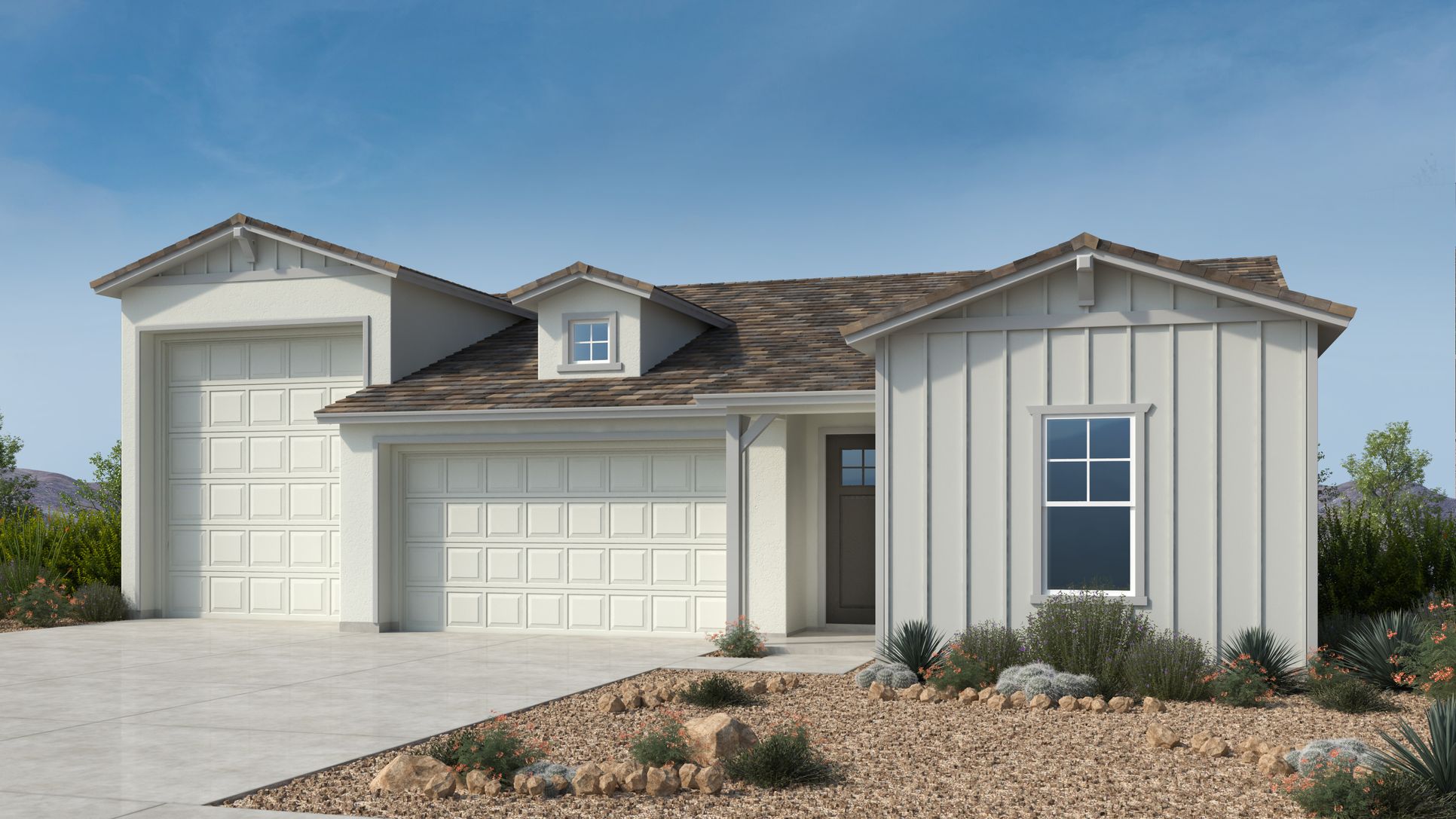 Elevation F - Modern Farmhouse