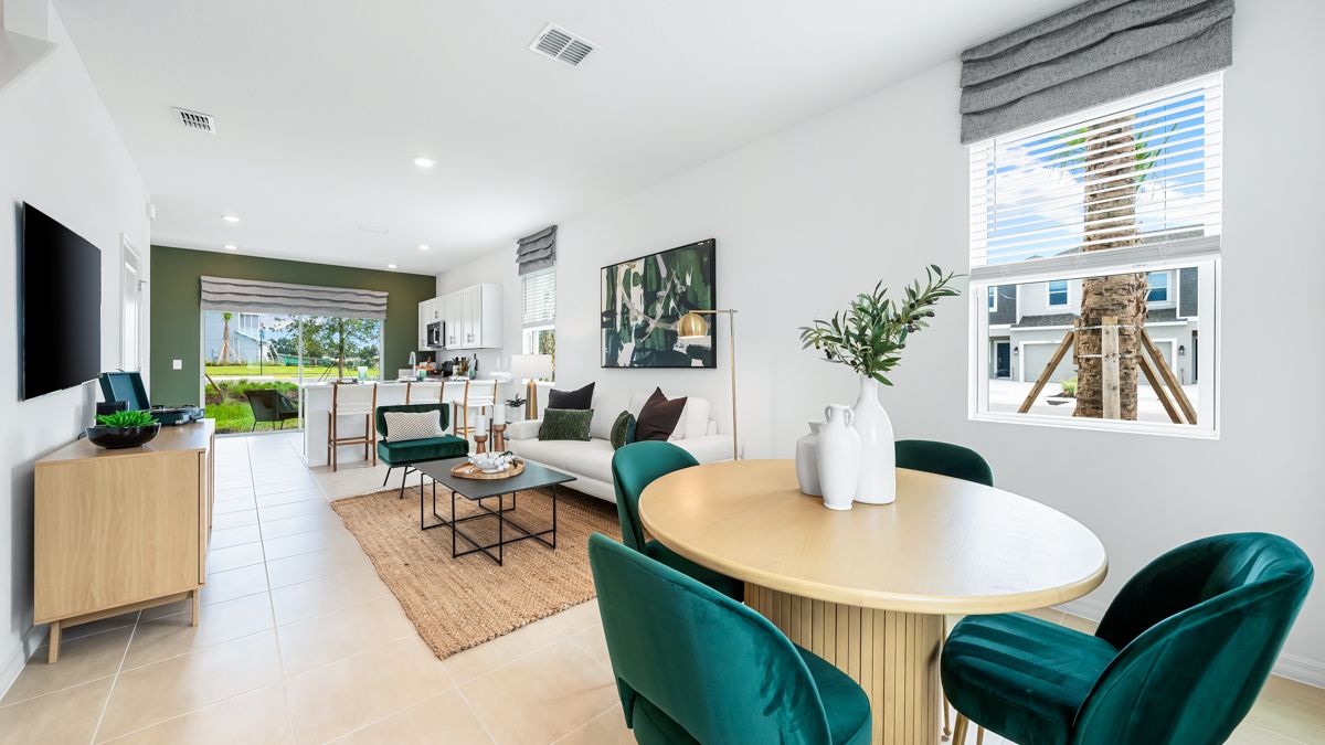 Hazel Model - The Towns at Firethorn-8 - dining and living