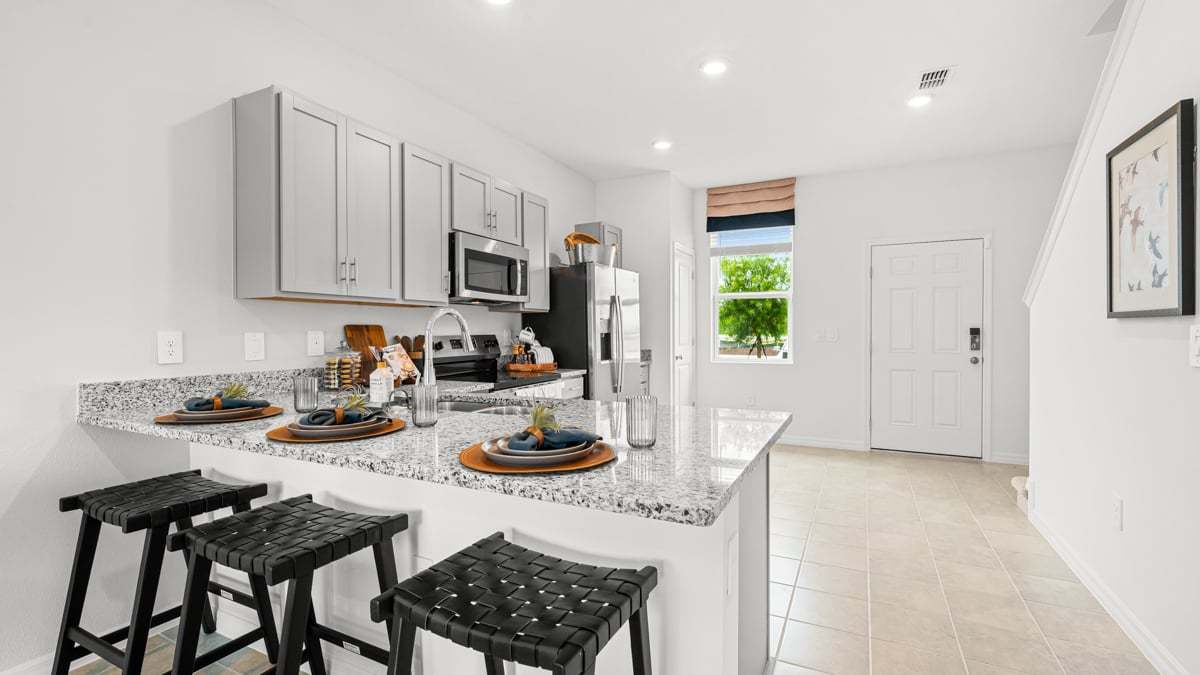 Ivy Model - The Towns at Firethorn-7 kitchen