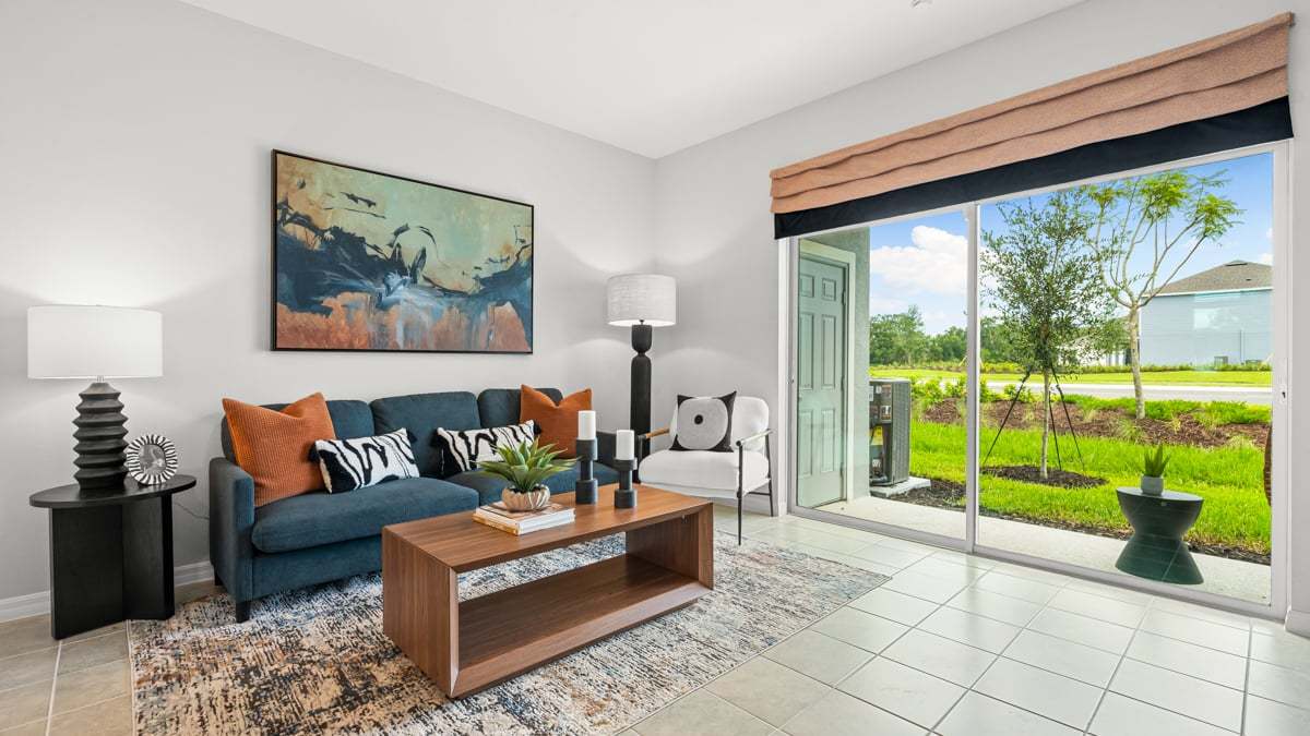 Ivy Model - The Towns at Firethorn-17 living