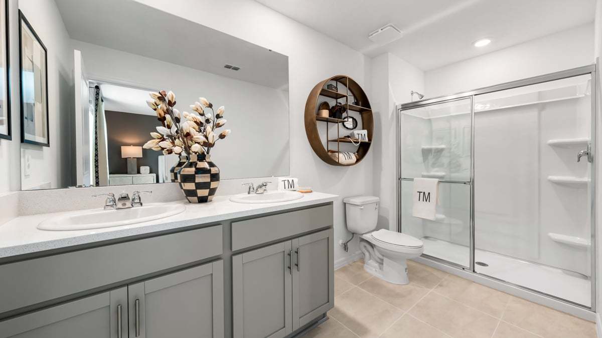 Jasmine Model - The Towns at Firethorn-33 bathroom