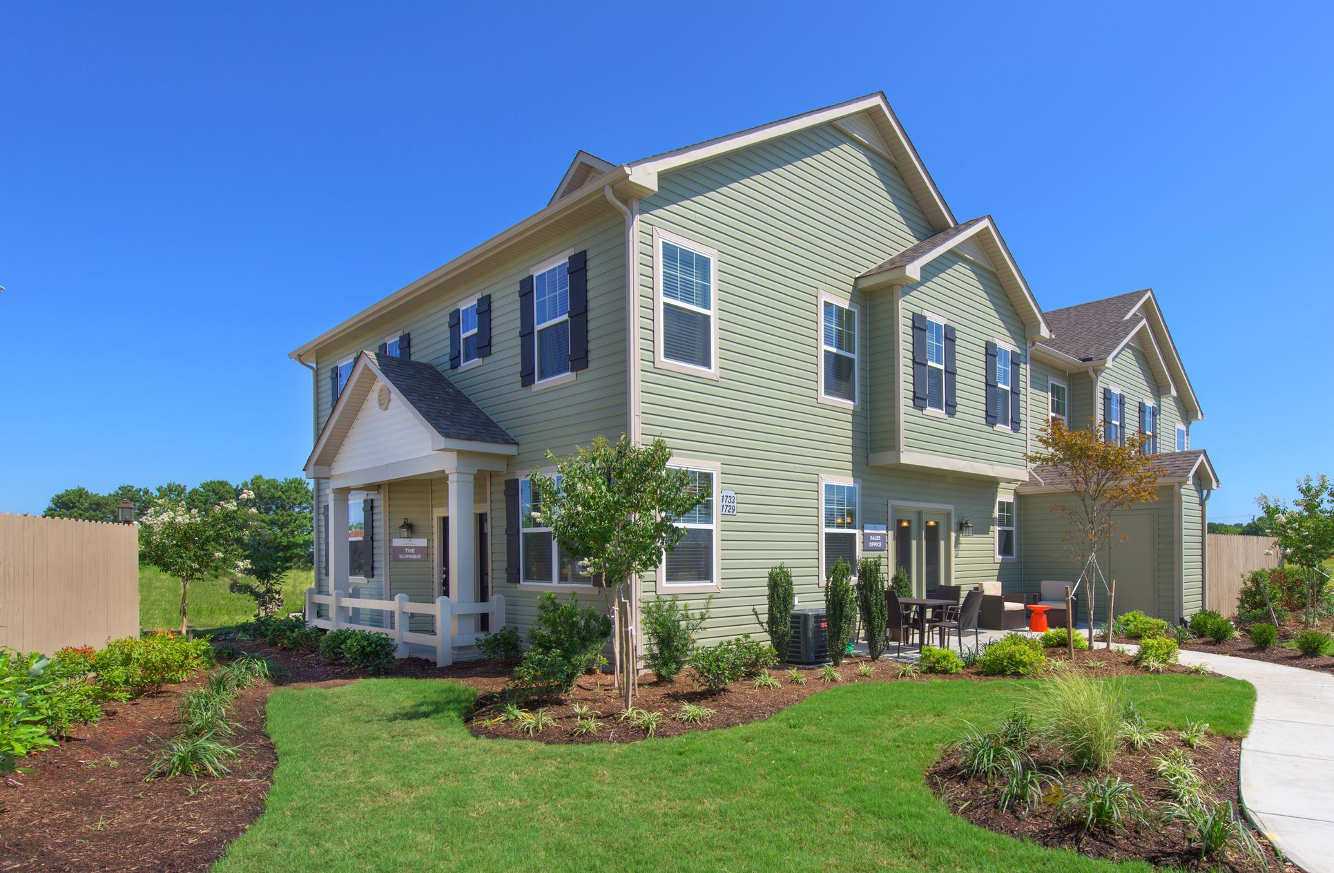 Exterior of Model Home
