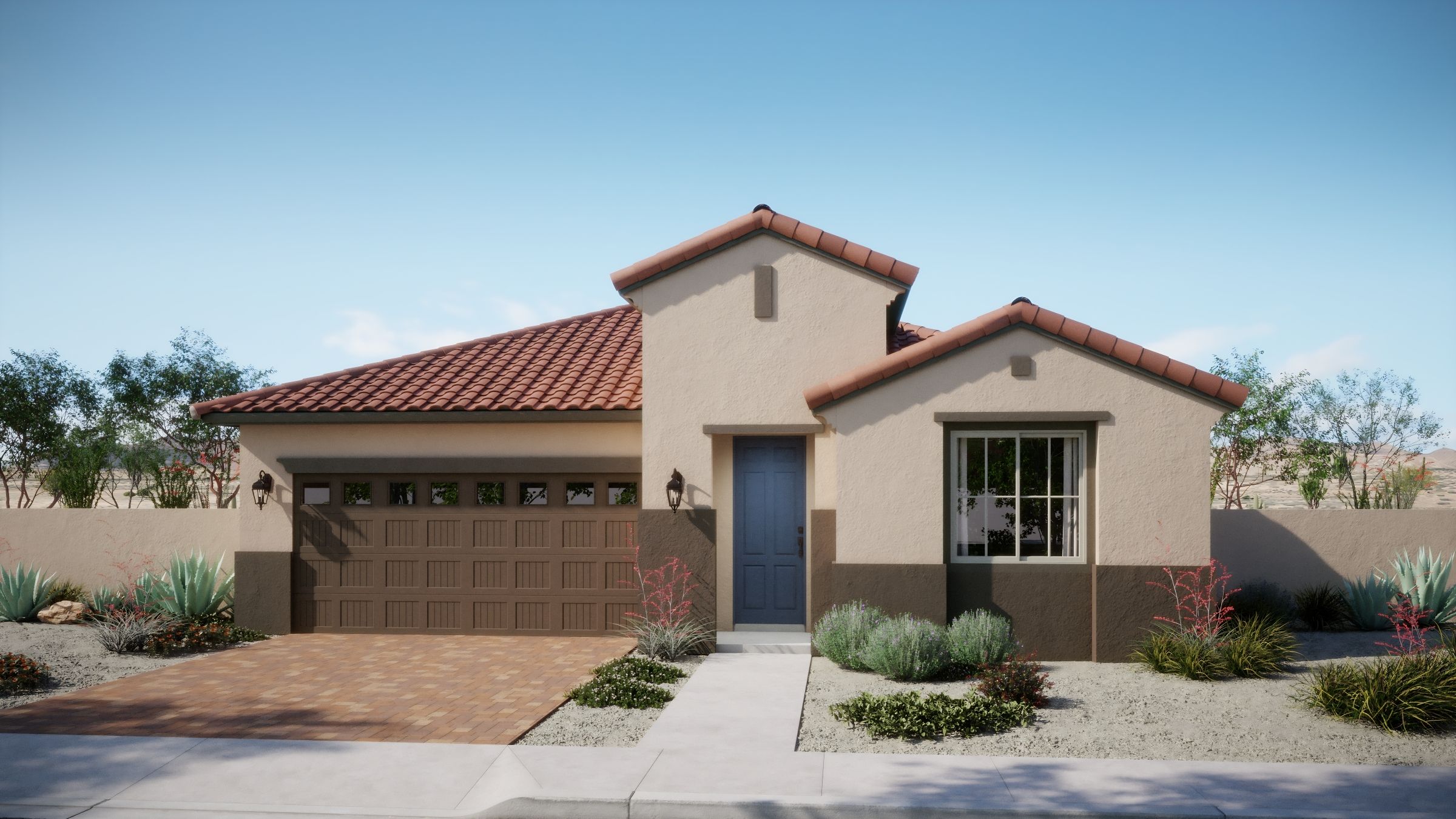 Trovita at Citrus Park - Parker - Spanish Elevation - Rendering - Risewell Homes