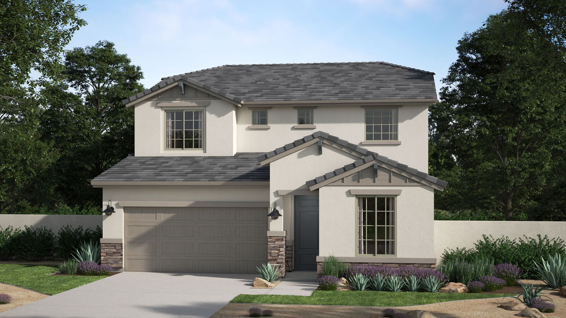 Sunrise Canyon-Cottonwood-Elevation B-Craftsman-2000x1125-Risewell-Homes