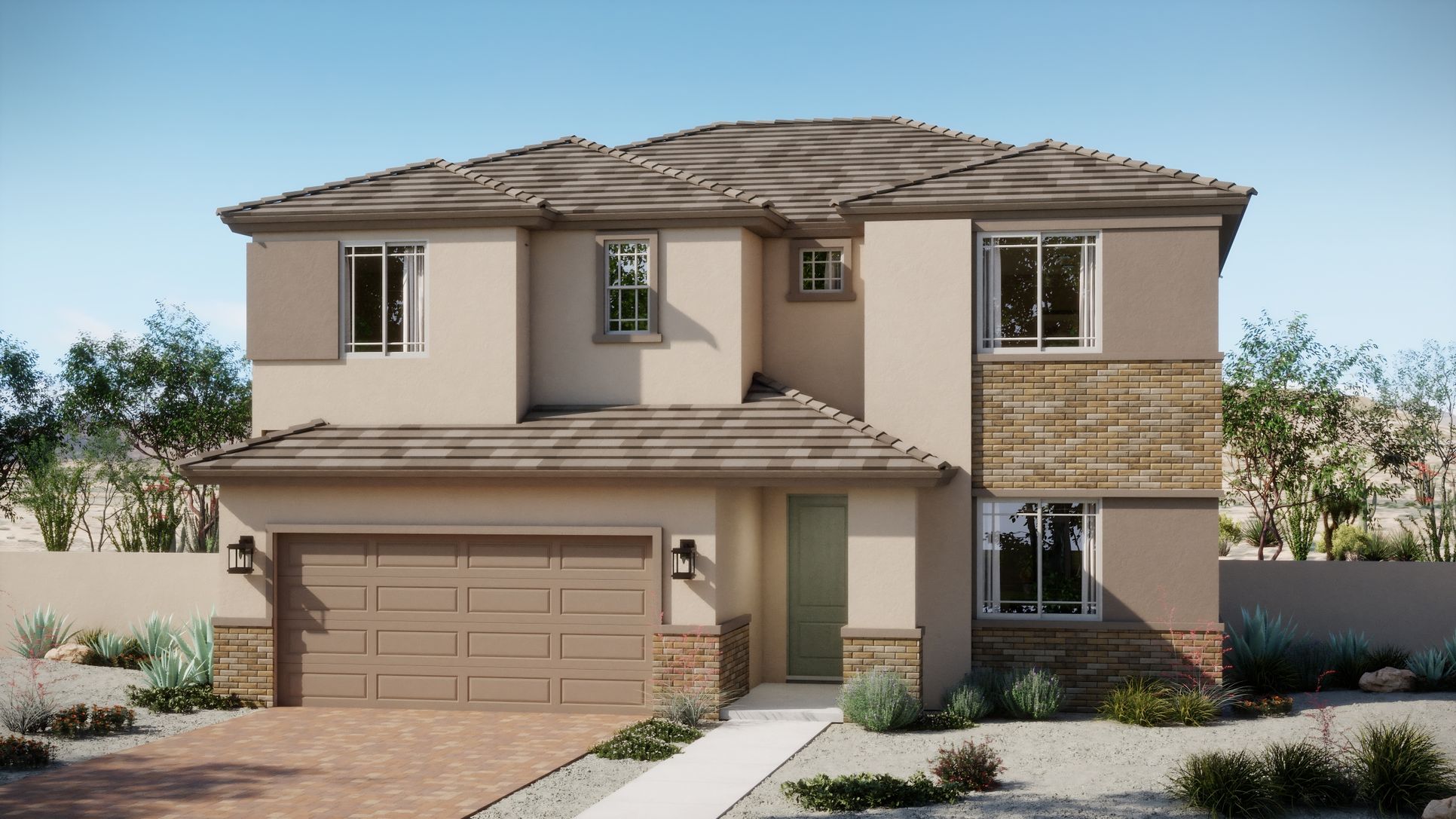 Trovita at Citrus Park - Prescott - Prairie Elevation - Rendering - Risewell Homes