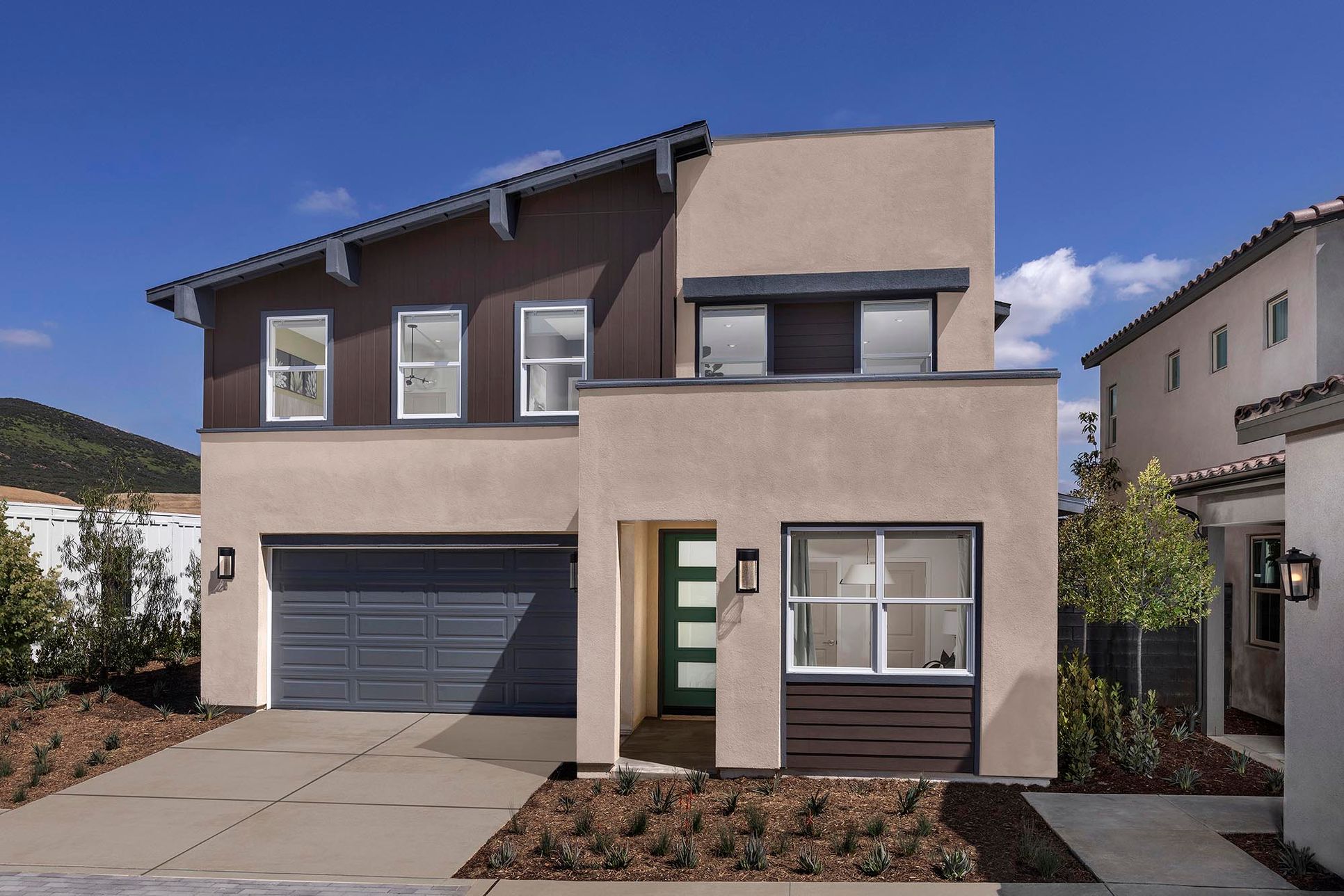 Strata at Nara Hills - Plan 2 - Front Exterior - Model Photography - Risewell Homes