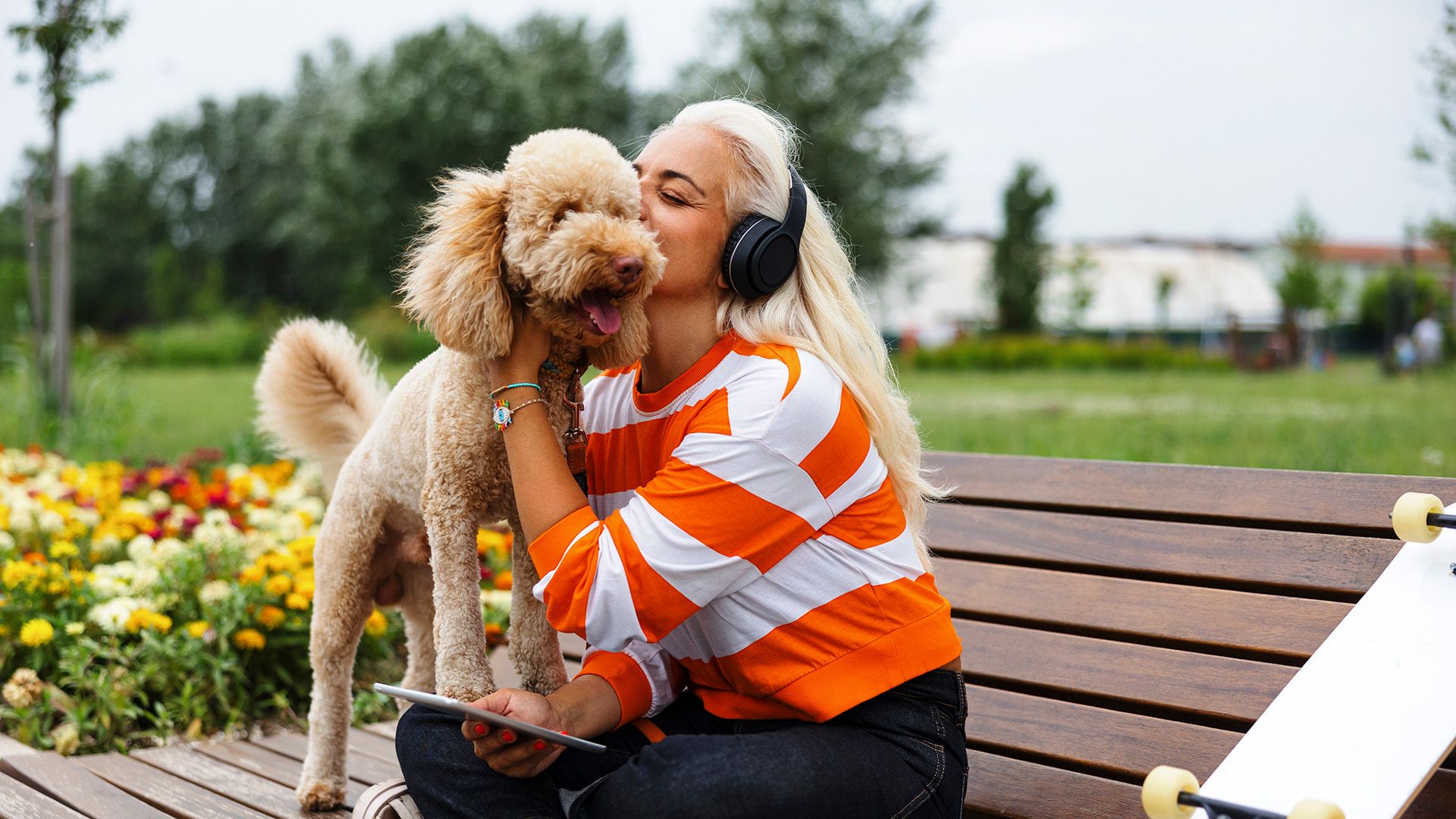 Jaxon - Woman with dog - Pre launch photography - Risewell Homes
