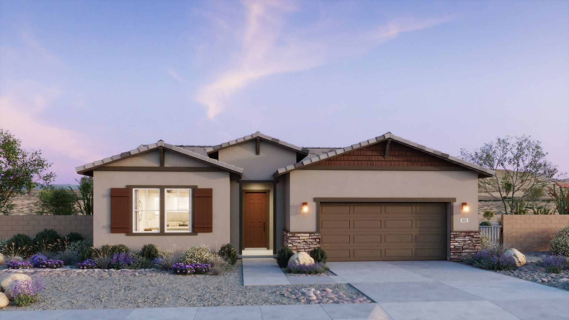 Estates at North Creek - Plan 4502 - Craftsman- Renderings - Risewell Homes