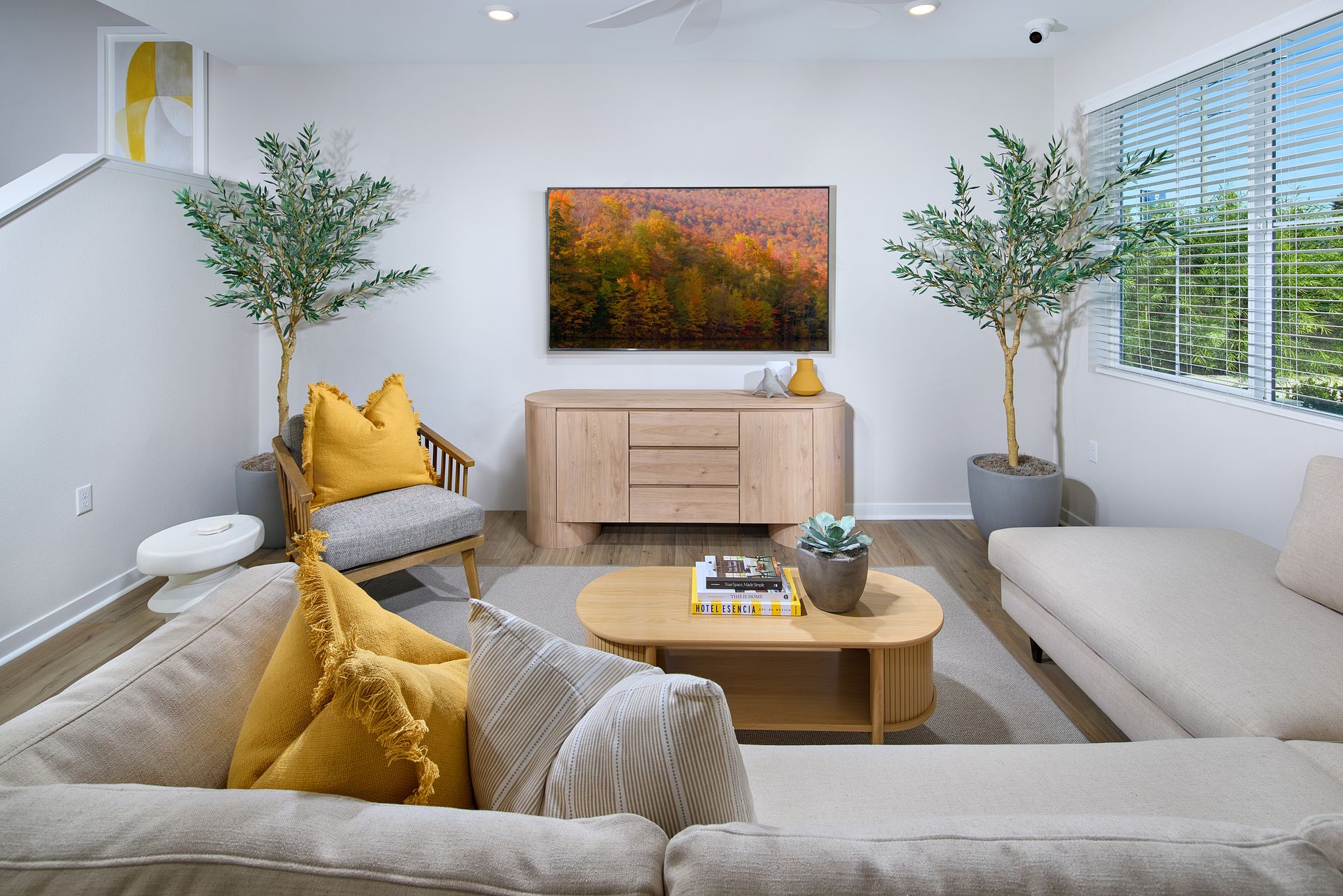 Weston at Eastvale Square - Plan 1 - Great Room - Model Photography - Risewell Homes