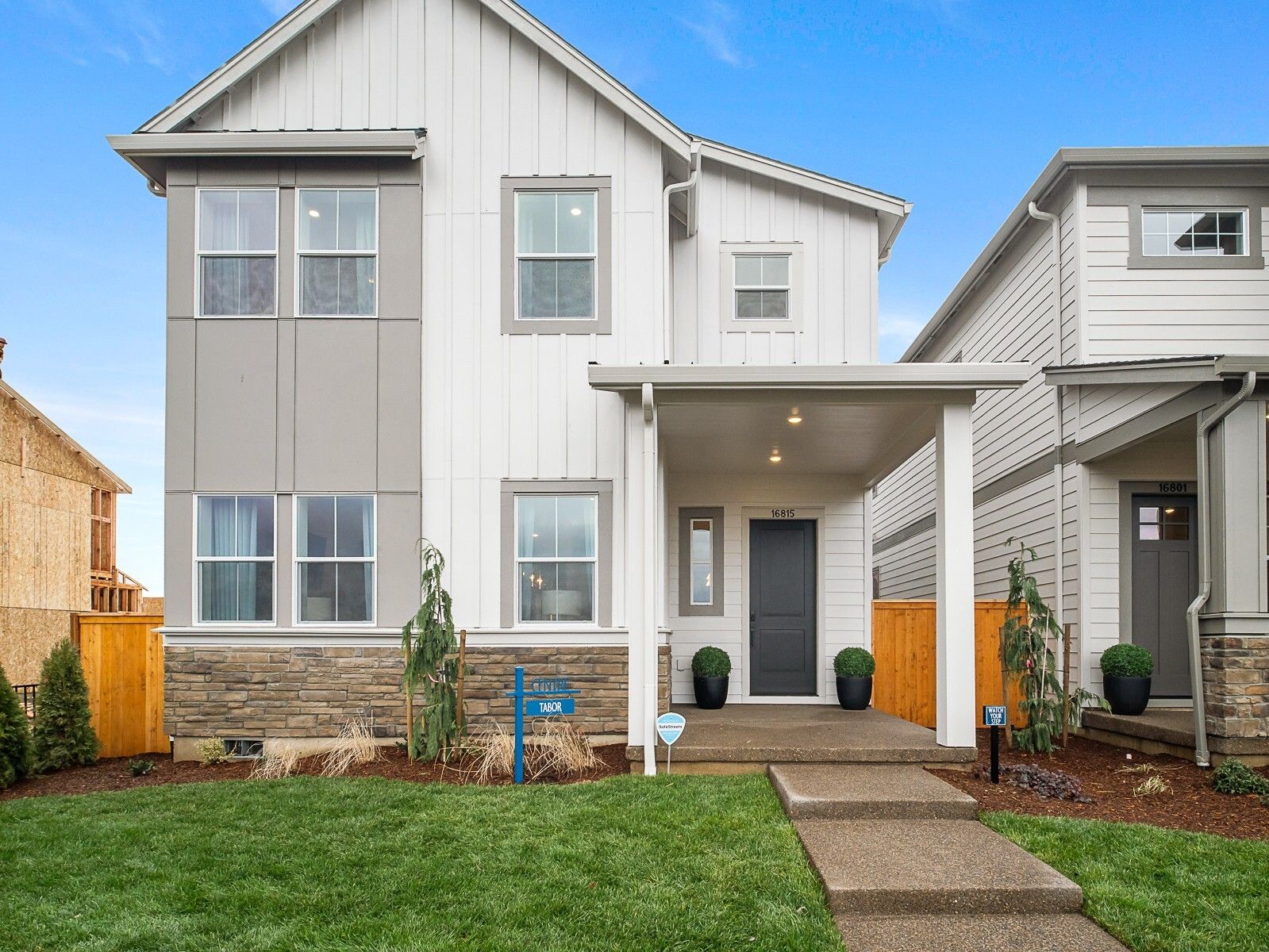 The Centre at Kingston Terrace - Homesite 53 - Front Exterior - Homesite Photography Risewell Homes