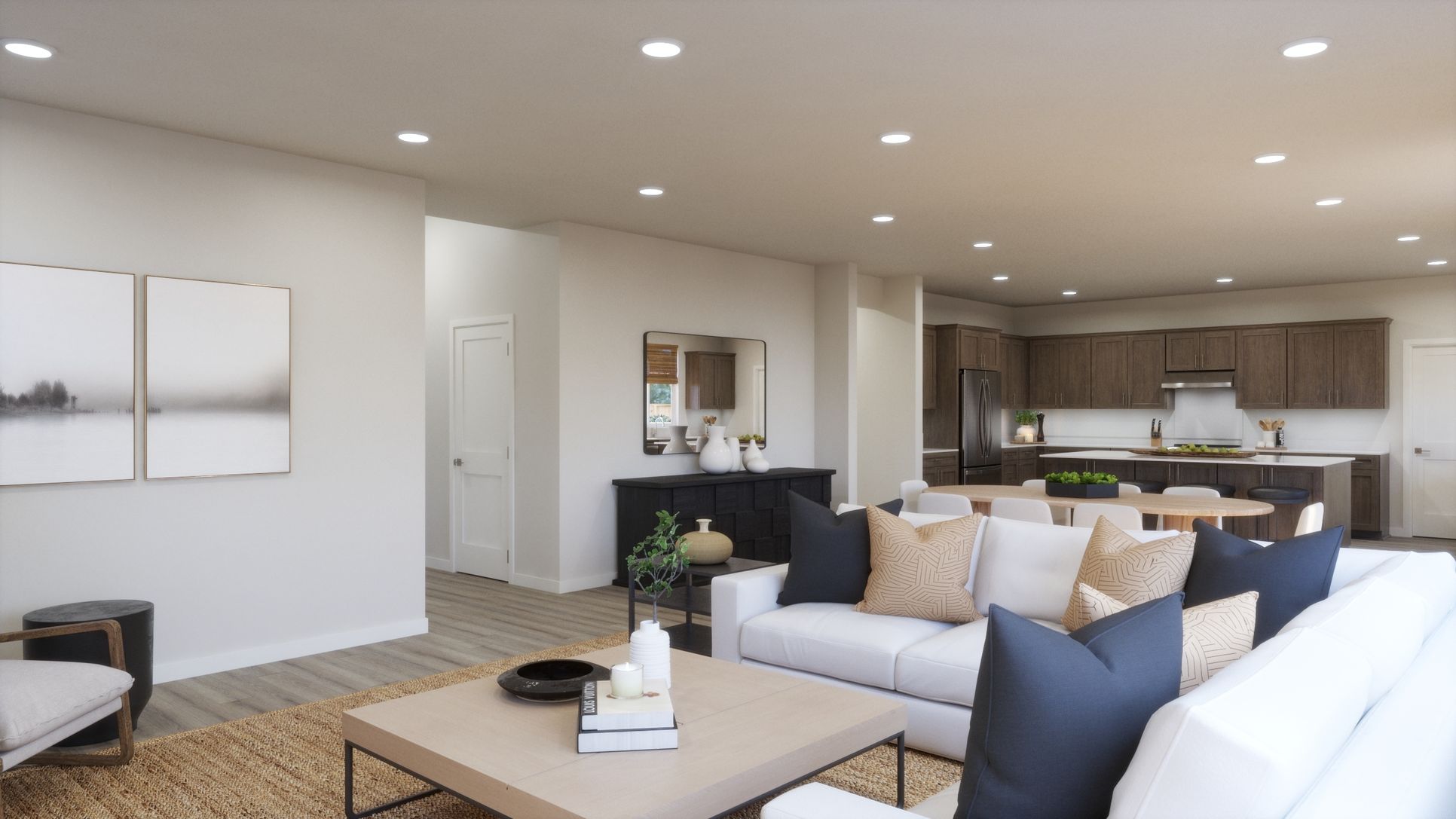 Twin Trails - Plan 4 - Great Room 2 - Rendering - Risewell Homes