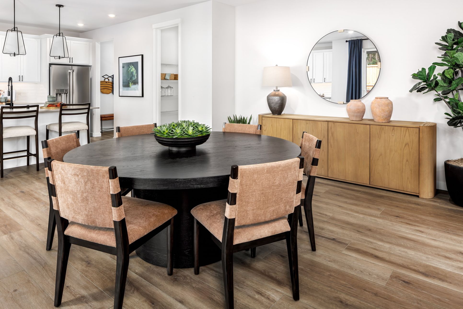 Twin Trails - Plan 3 - Dining Room - Model Photography - Risewell Homes