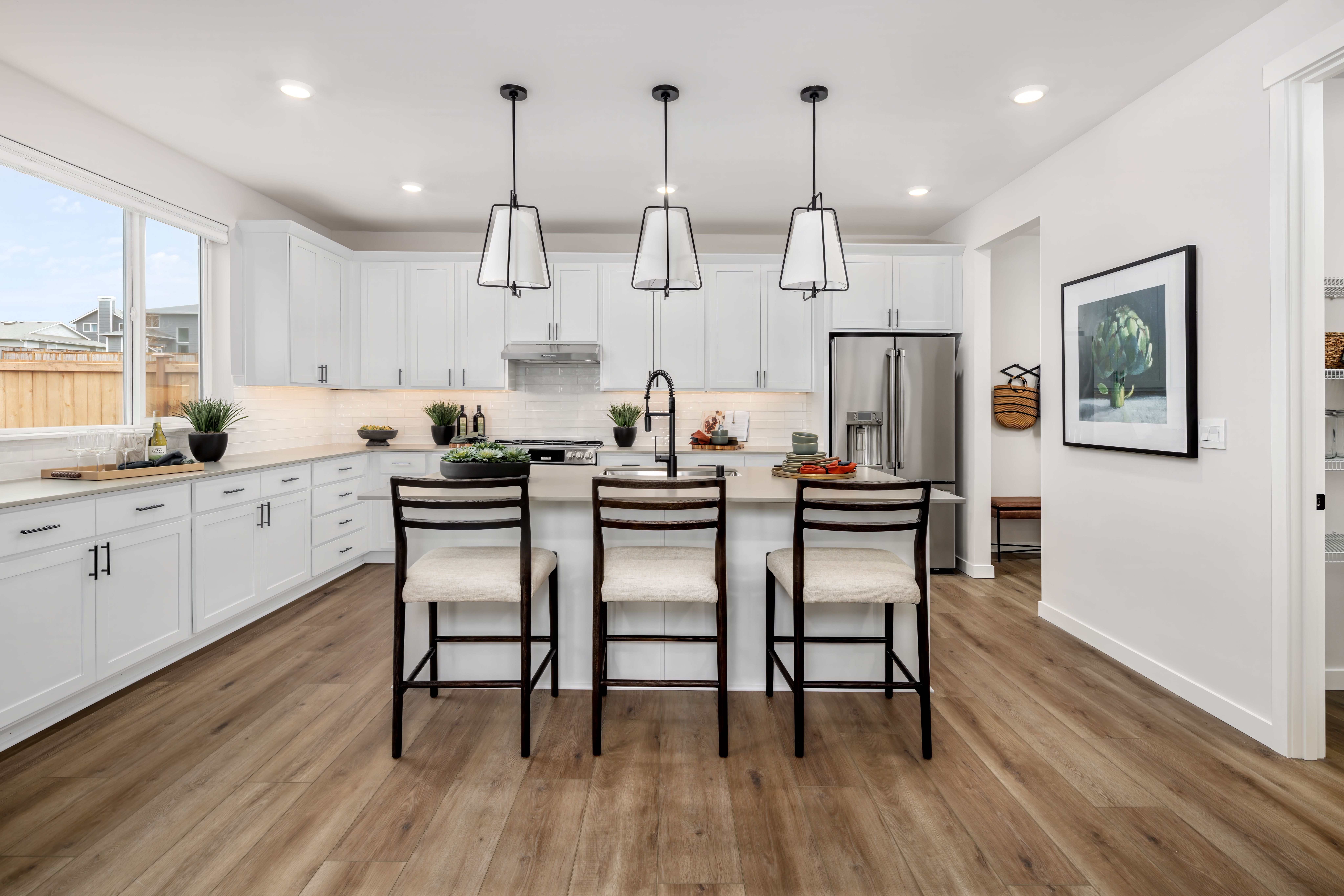 Twin Trails - Plan 3 - Kitchen - Model Photography - Risewell Homes