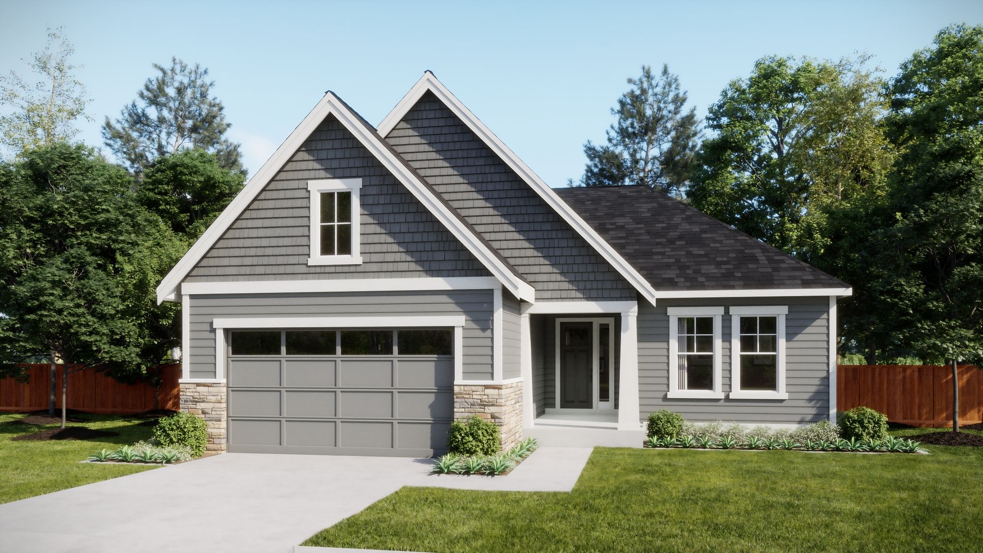 Summit View - Plan 2333 - Elevation A - Renderings
