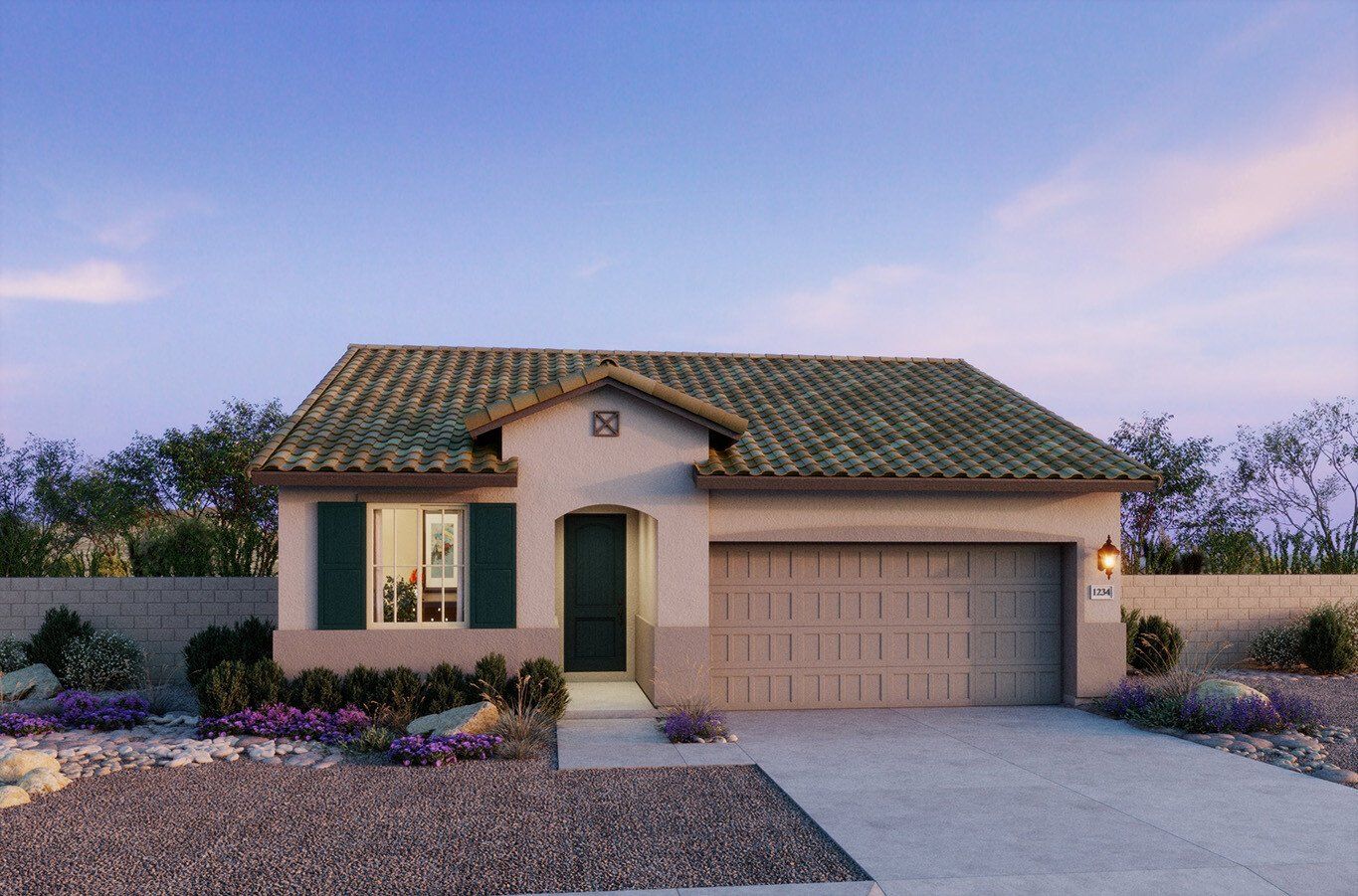 Mason Ranch - Plan 3503 - Spanish Elevation - Renderings