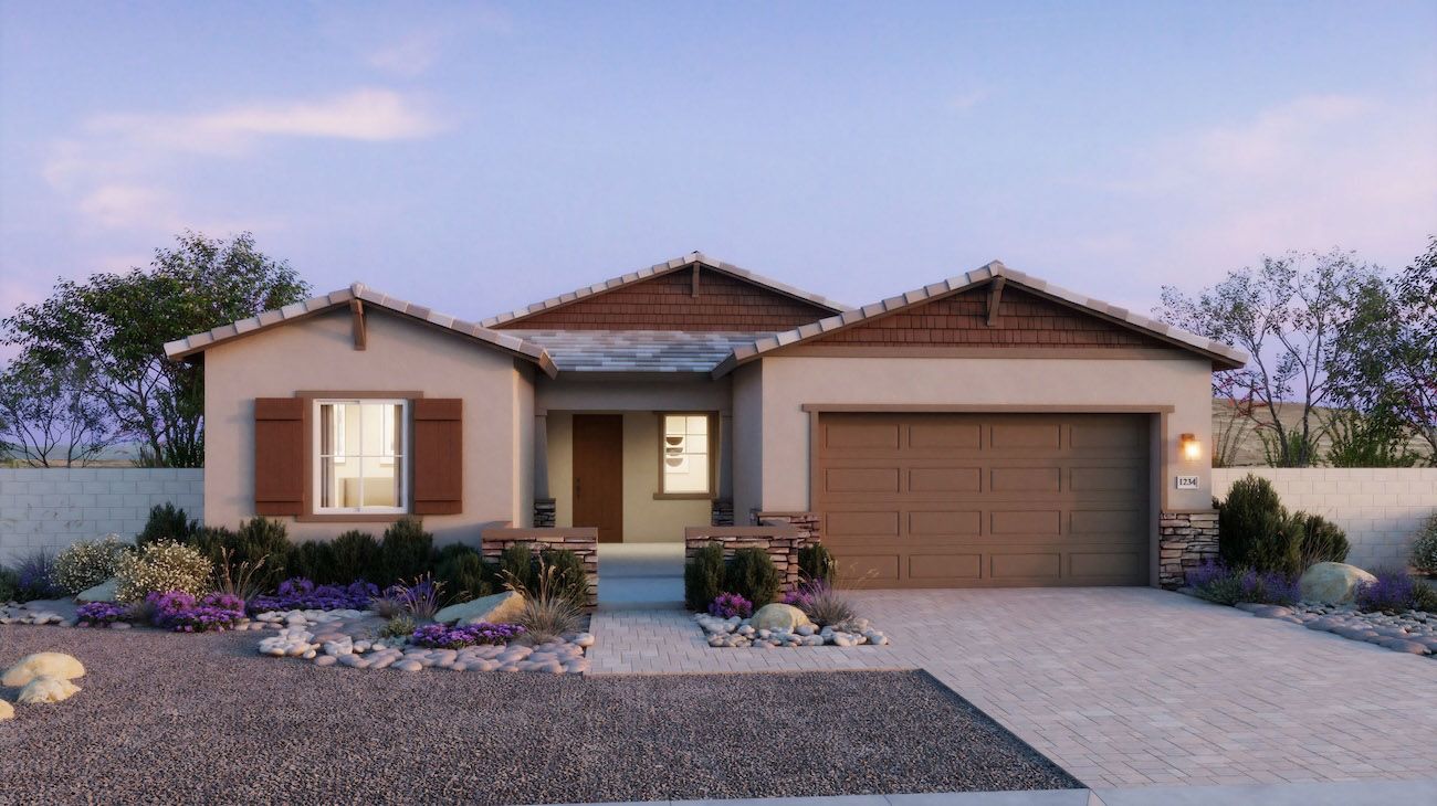 The Estates at North Creek - Plan 4501 - Craftsman Elevation - Renderings - 1300x730