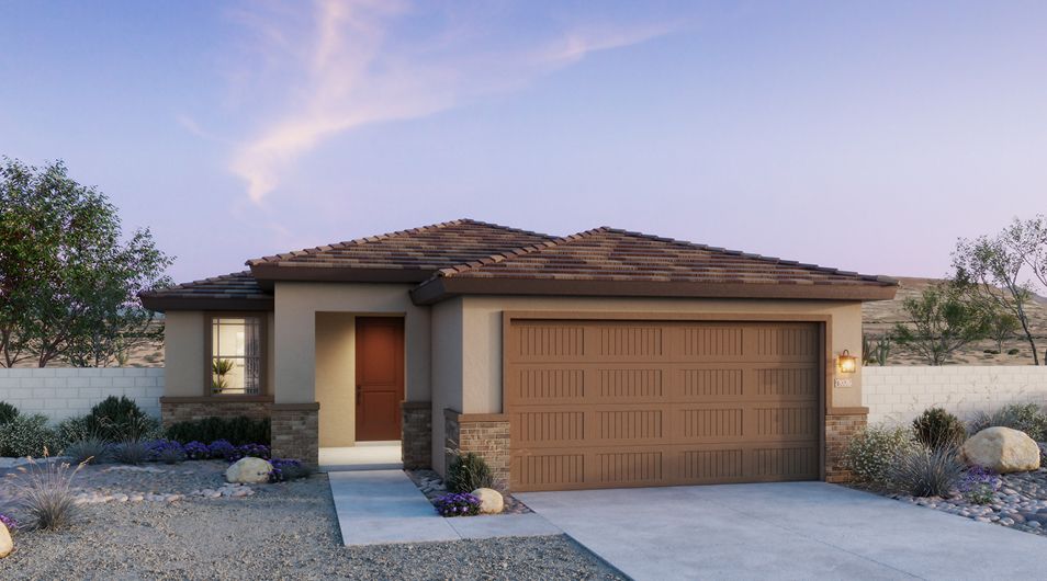 Skyline Village - Plan 3508 - Prairie Elevation - Rendering - Risewell Homes - 954x530px